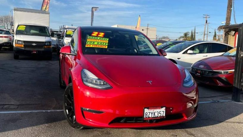 TESLA MODEL Y 2022 7SAYGDEE9NF351690 image